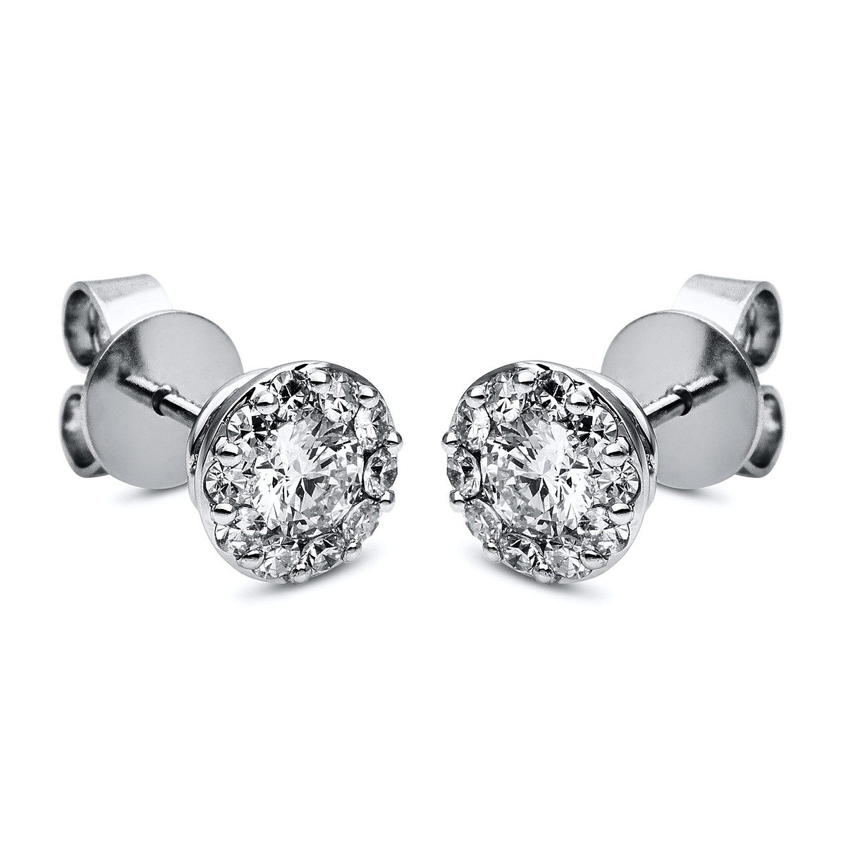 Ohrstecker 18 kt WG
