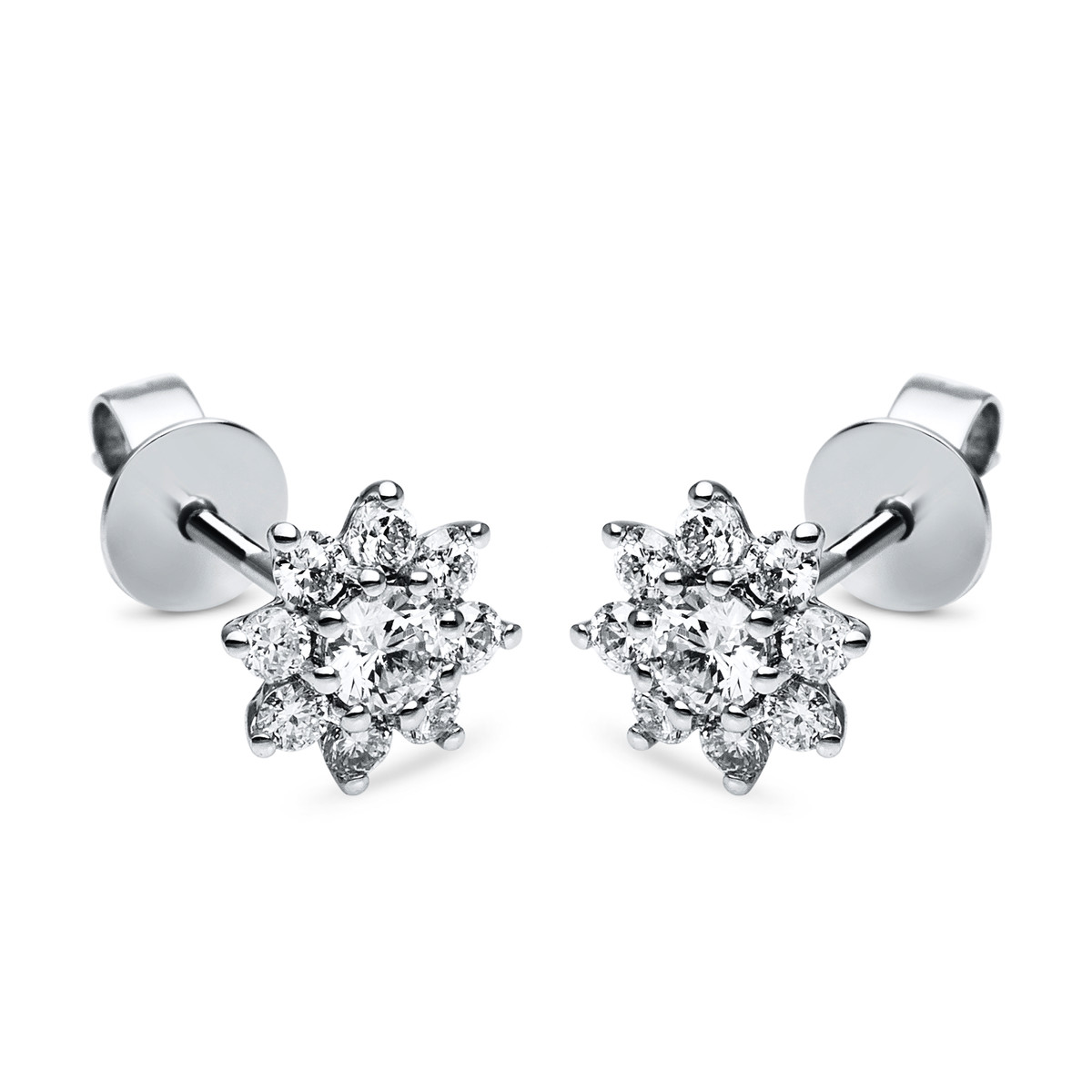 Ohrstecker 18 kt WG
