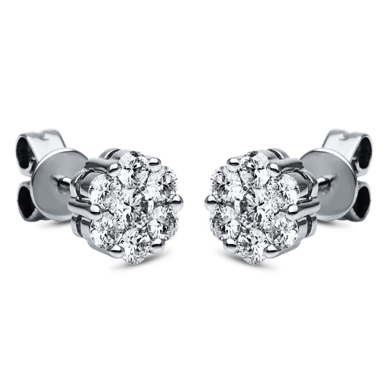 Ohrstecker 18 kt WG