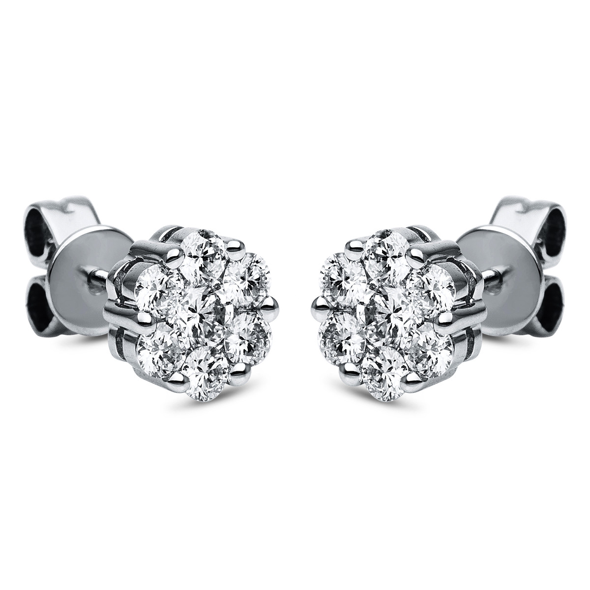 Ohrstecker 18 kt WG