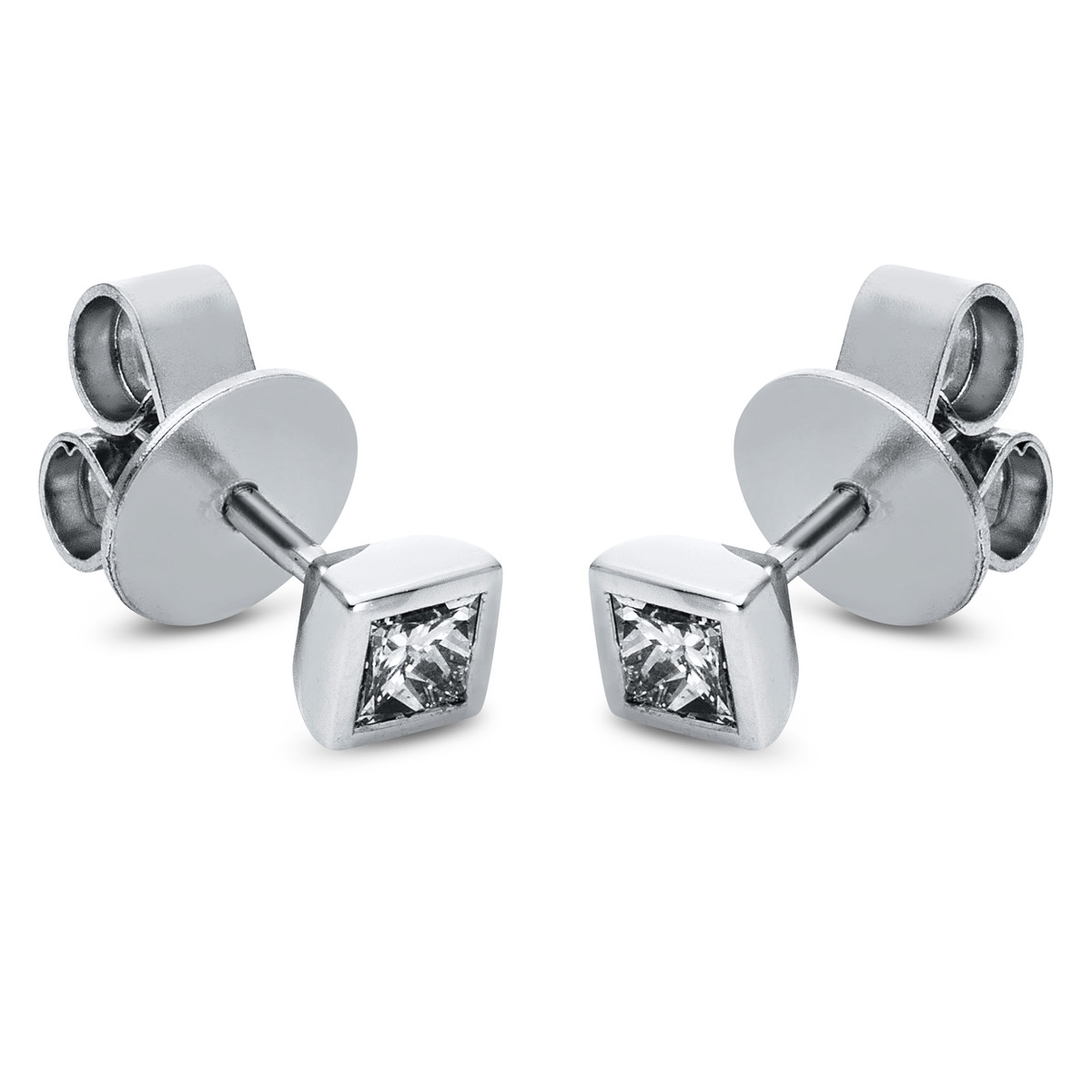 Ohrstecker 14 kt WG