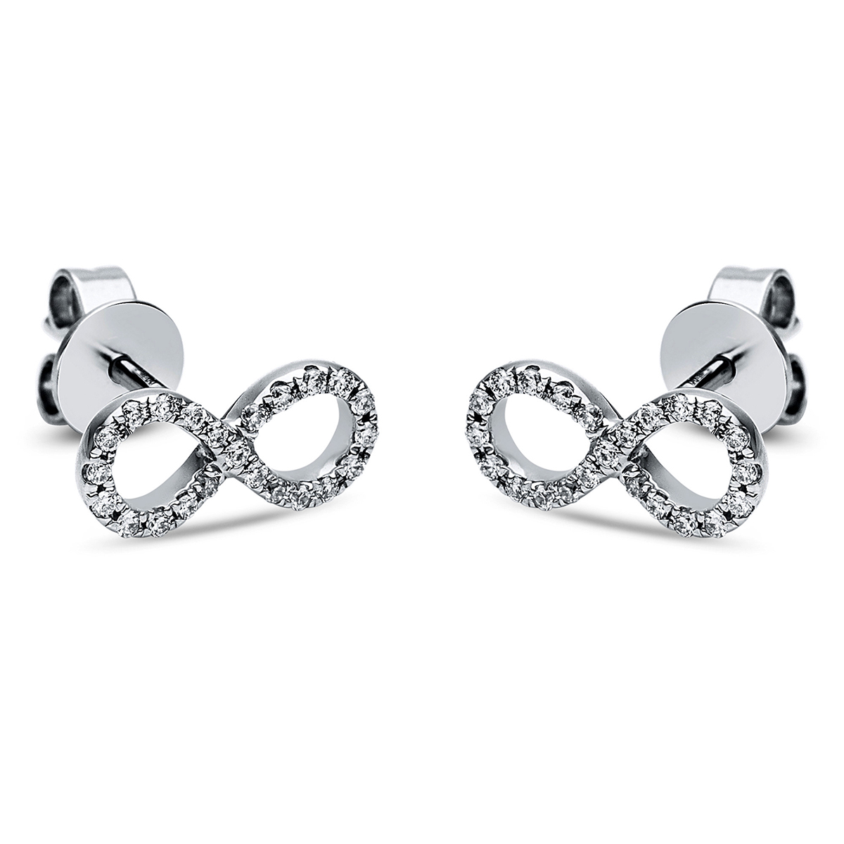 Ohrstecker 14 kt WG "Infinity"