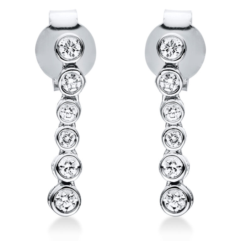 Ohrschmuck Zarge 18 kt WG