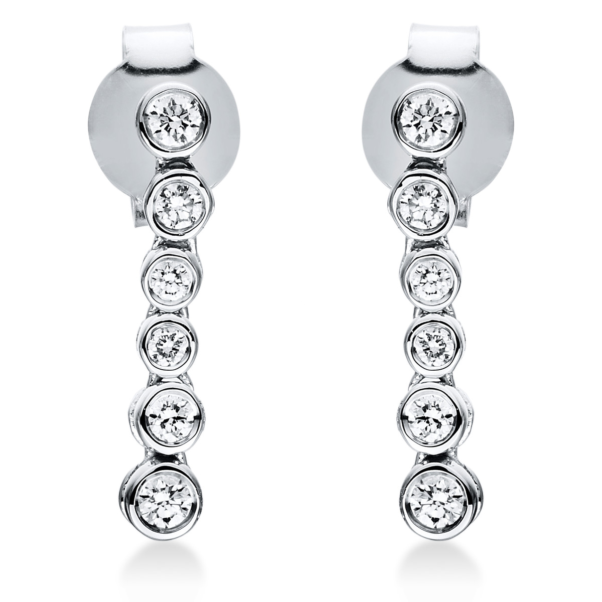 Ohrschmuck Zarge 18 kt WG