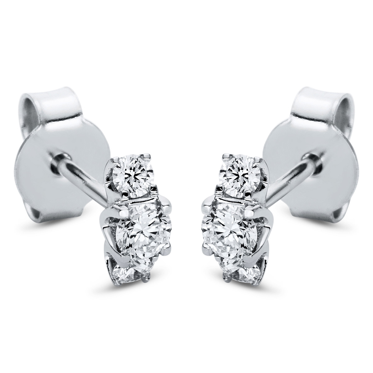 Ohrstecker 18 kt WG
