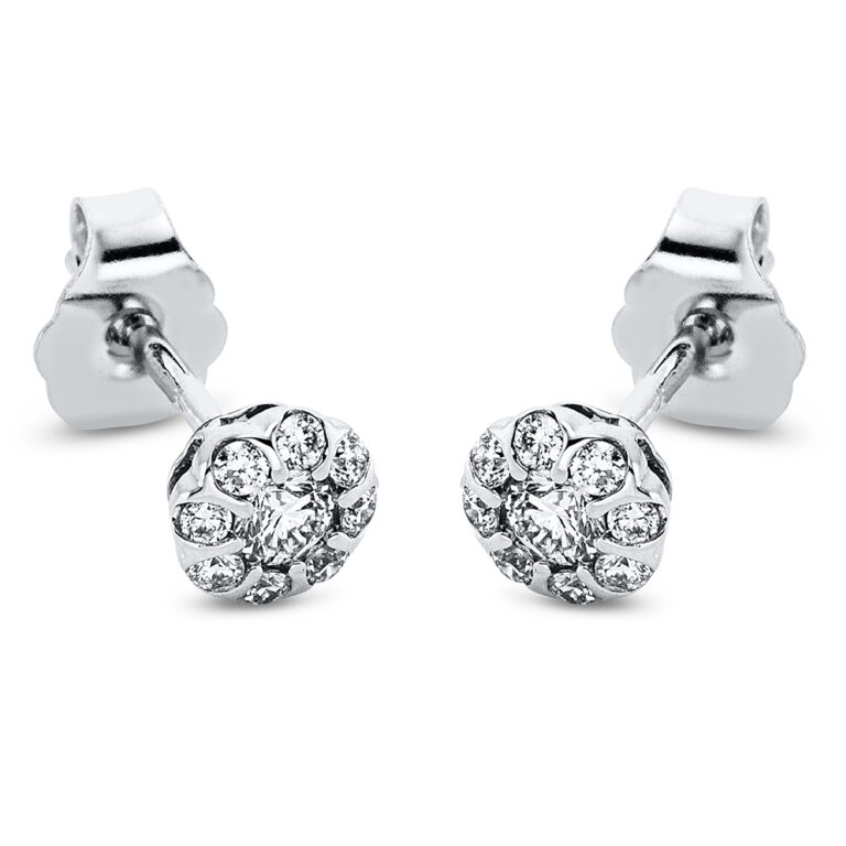 Ohrstecker 14 kt WG