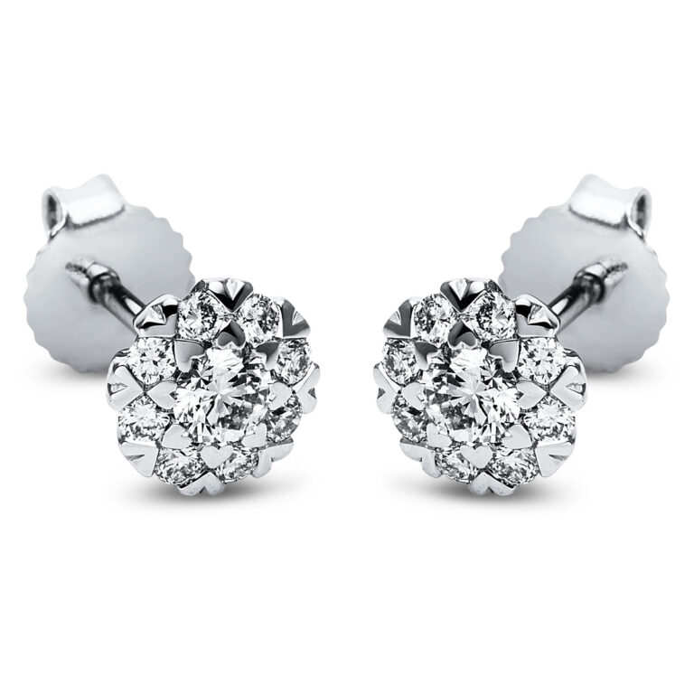 Ohrstecker 18 kt WG