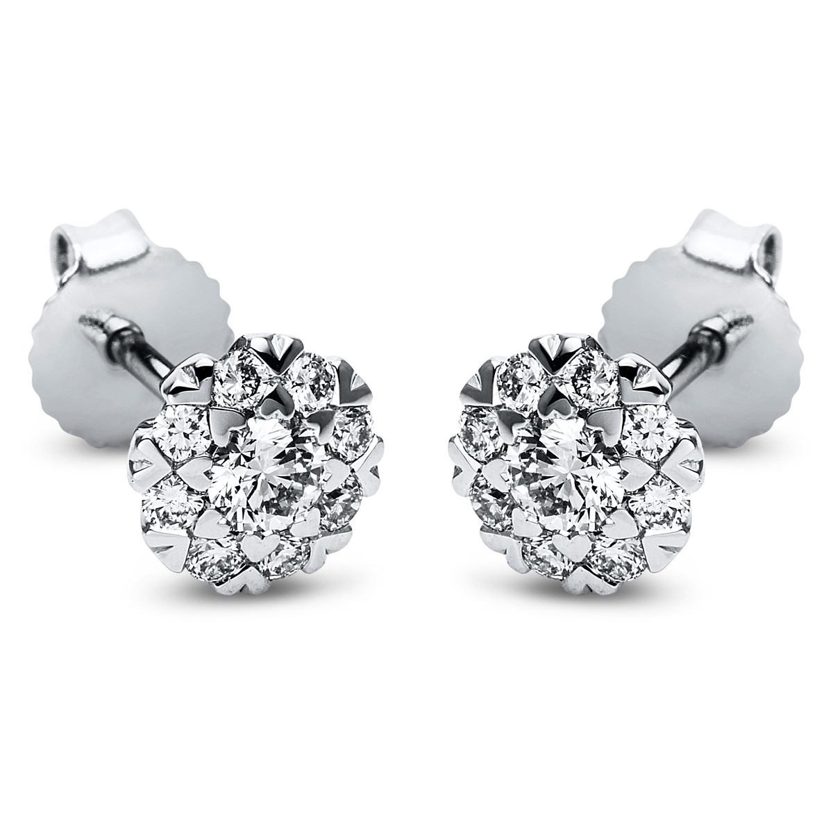 Ohrstecker 18 kt WG