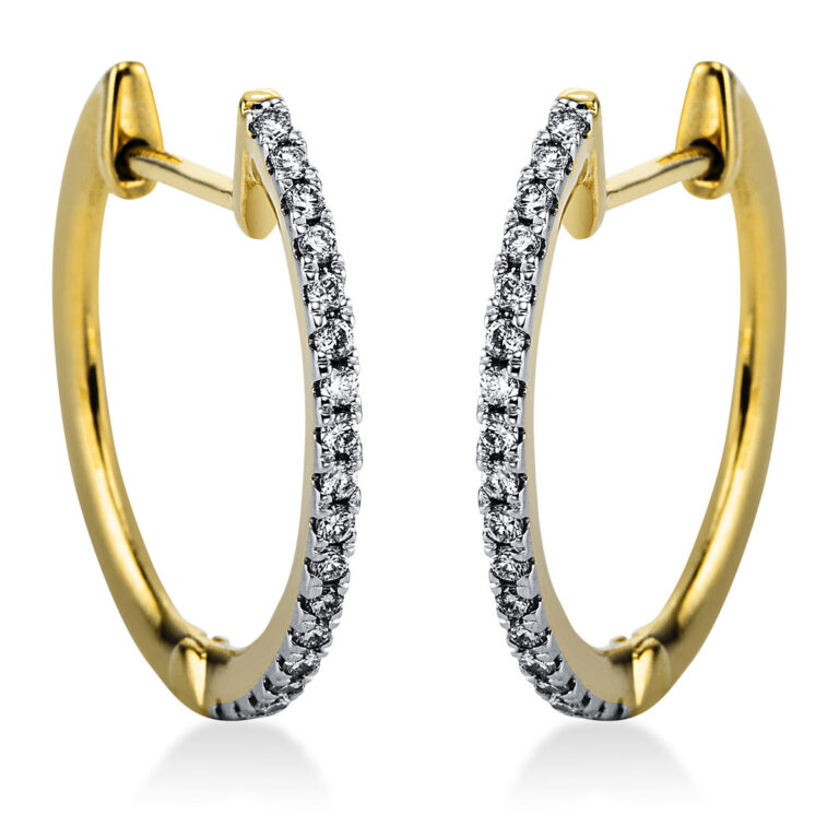 Creolen 14 kt GG+WG