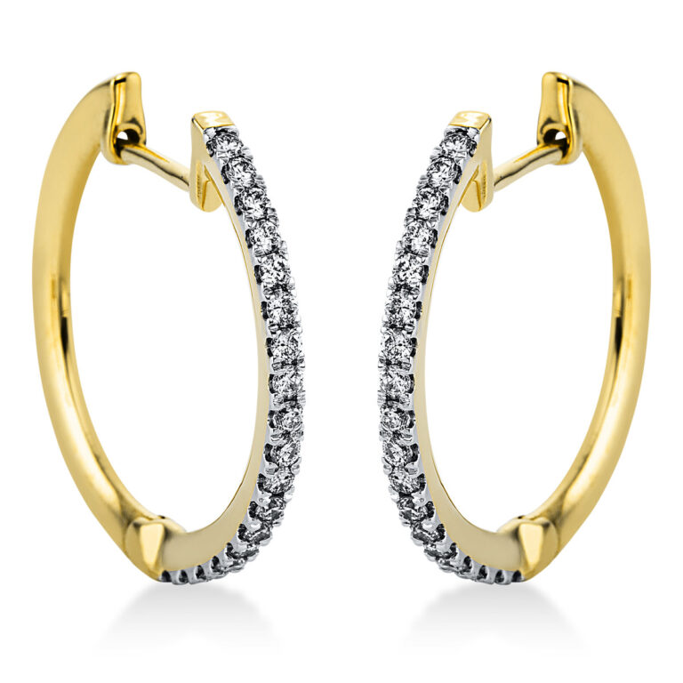 Creolen 14 kt GG+WG