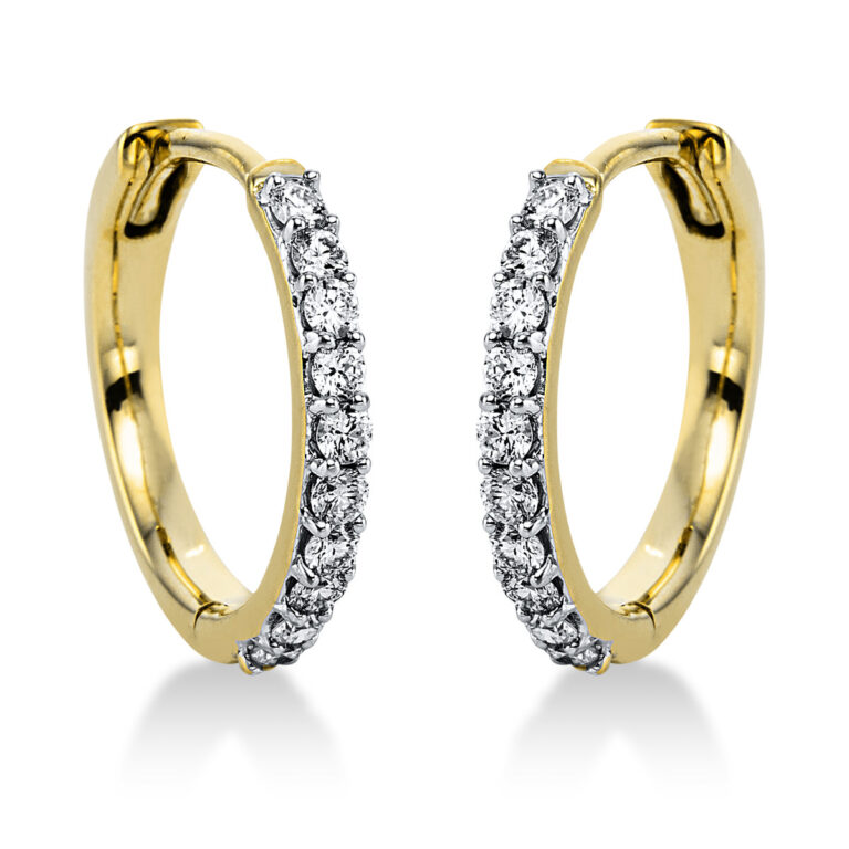 Creolen 14 kt GG+WG