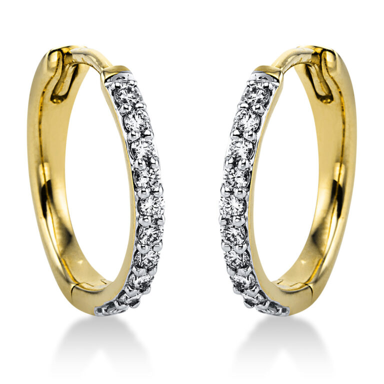 Creolen 14 kt GG+WG