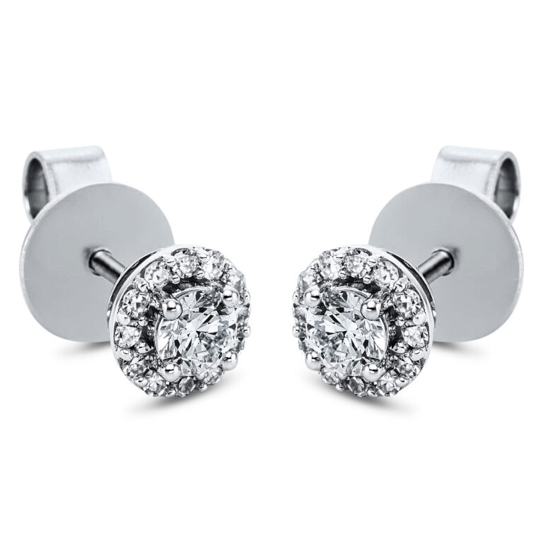 Ohrstecker 18 kt WG