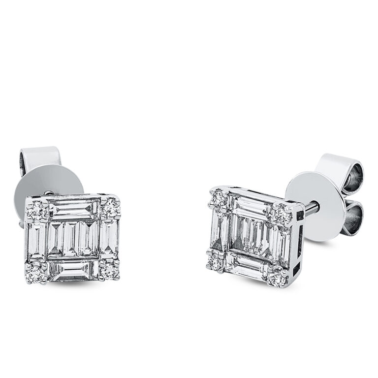Ohrstecker 18 kt WG