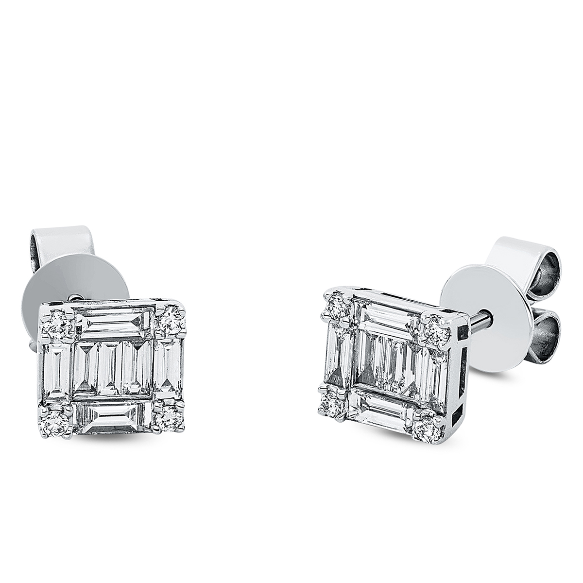 Ohrstecker 18 kt WG