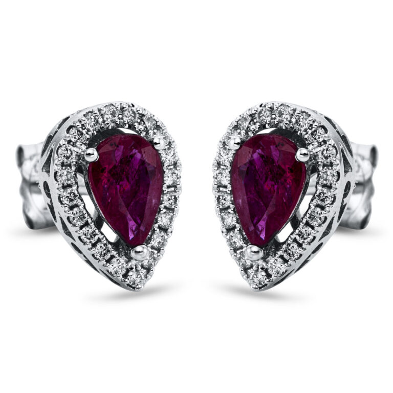 Ohrschmuck 3er-Krappe 18 kt WG