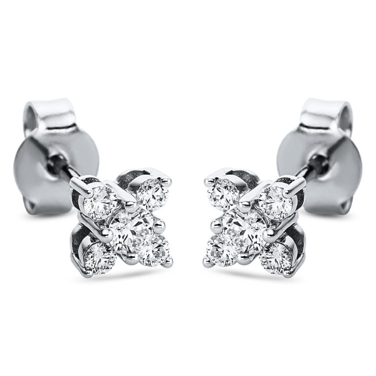 Ohrstecker 18 kt WG