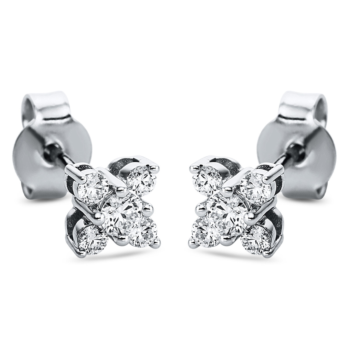 Ohrstecker 18 kt WG