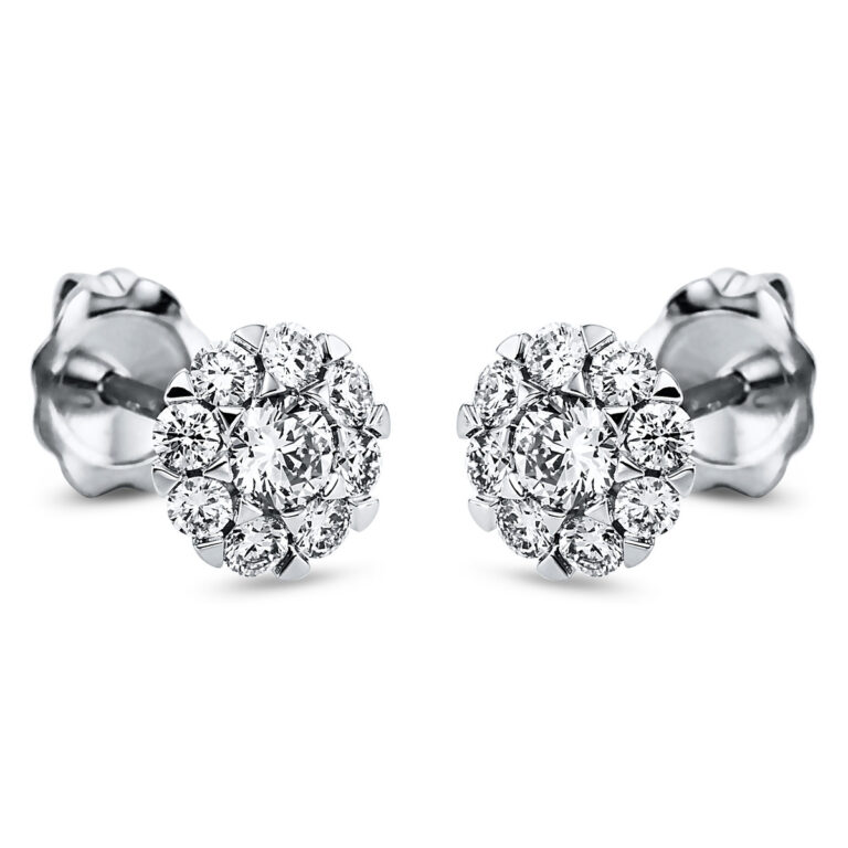 Ohrstecker 18 kt WG