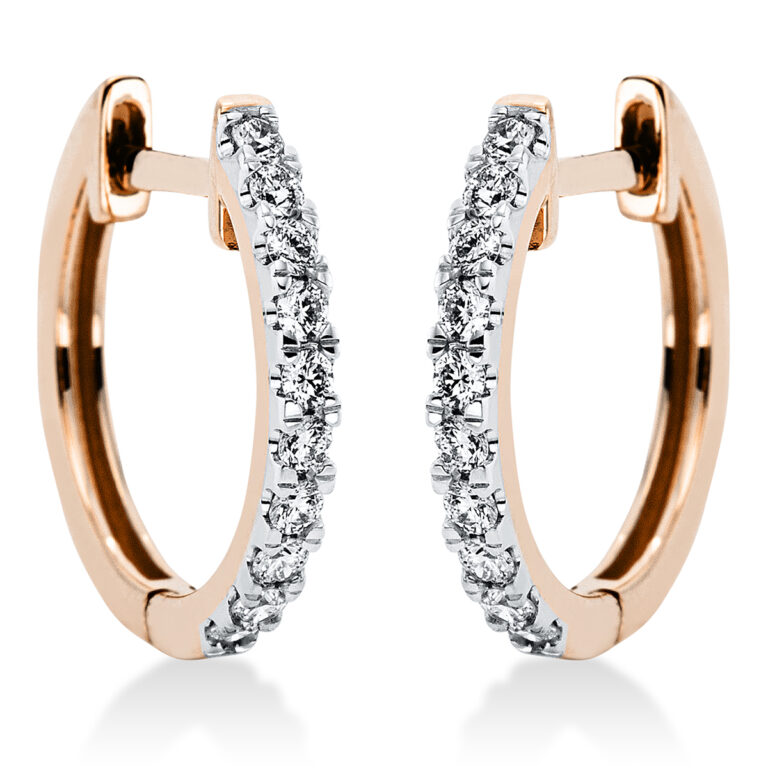 Creolen 18 kt RG+WG