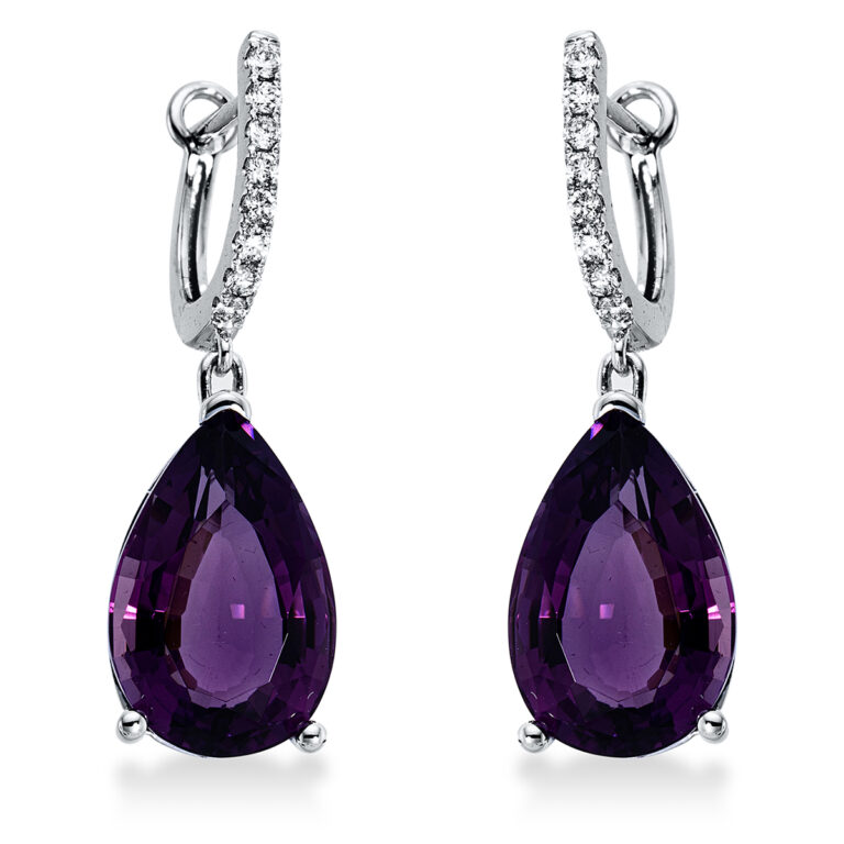 Ohrschmuck 3er-Krappe 18 kt WG
