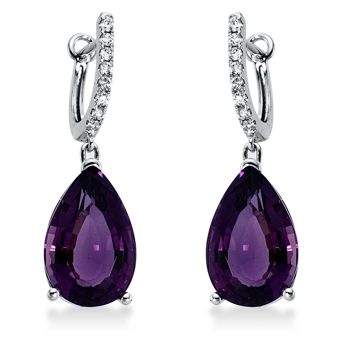 Ohrschmuck 3er-Krappe 18 kt WG