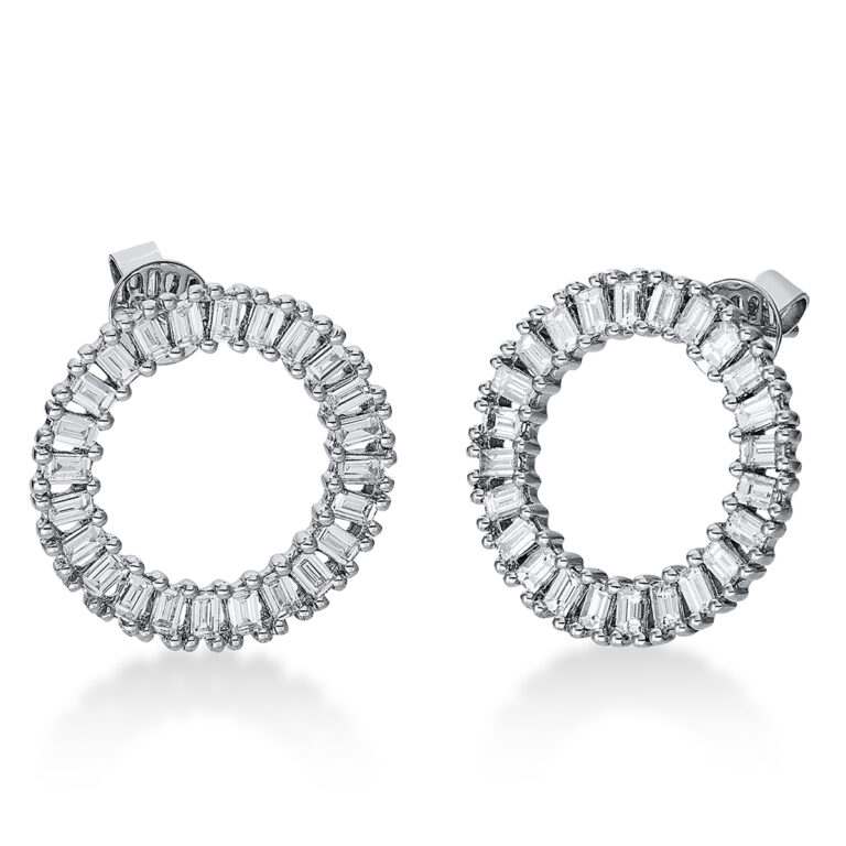 Ohrschmuck 18 kt WG "Kreis"