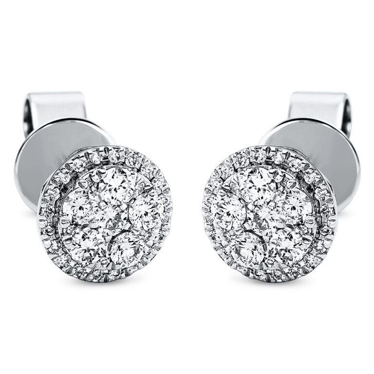 Ohrstecker 18 kt WG