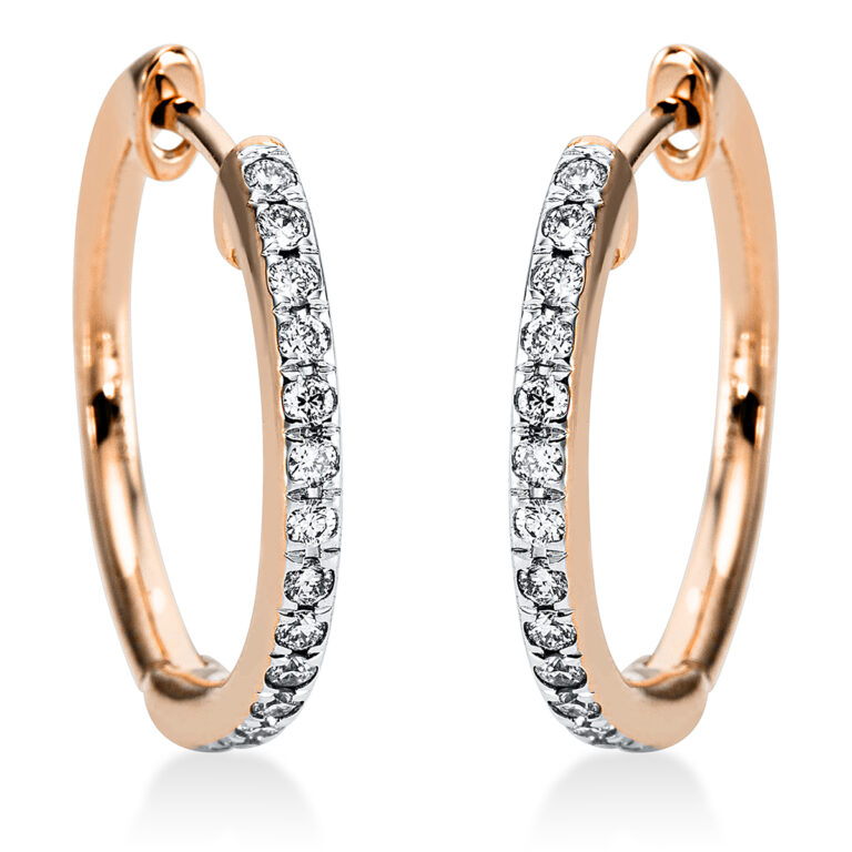 Creolen 18 kt RG+WG