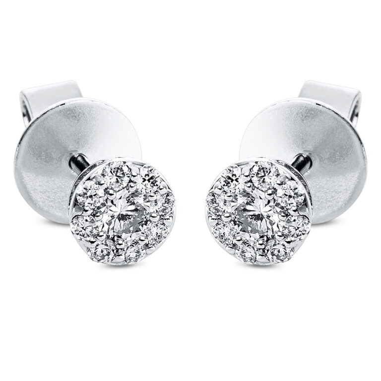 Ohrstecker 18 kt WG