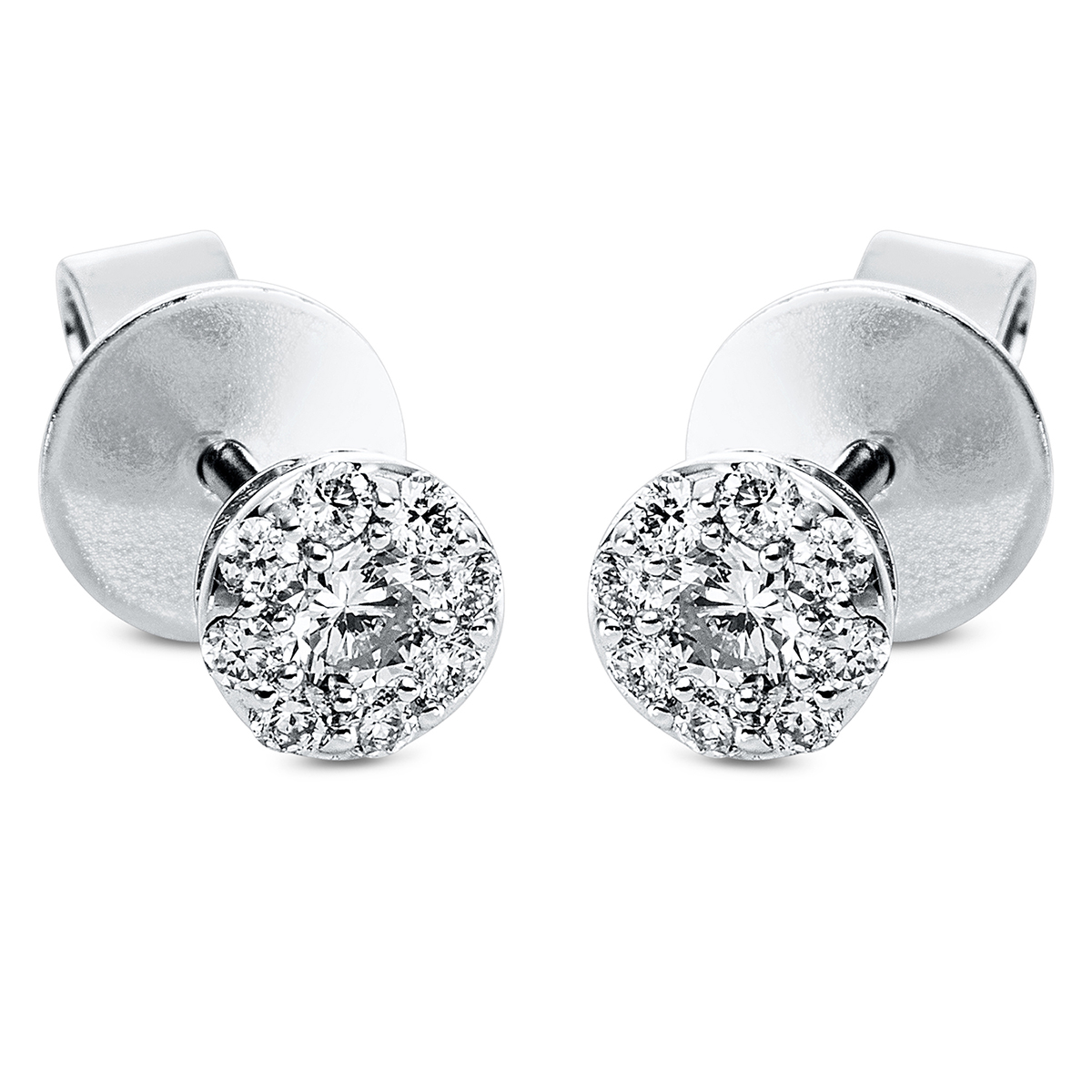 Ohrstecker 18 kt WG