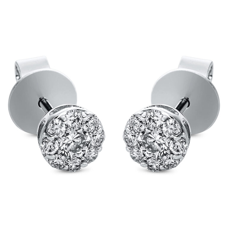 Ohrstecker 18 kt WG