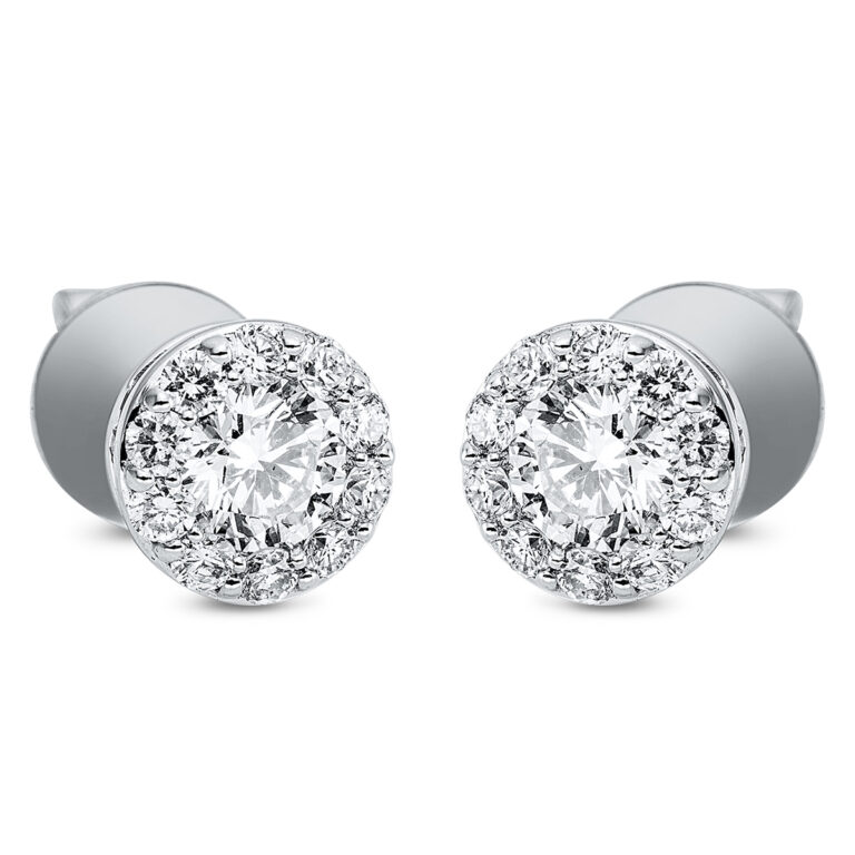 Ohrstecker 18 kt WG