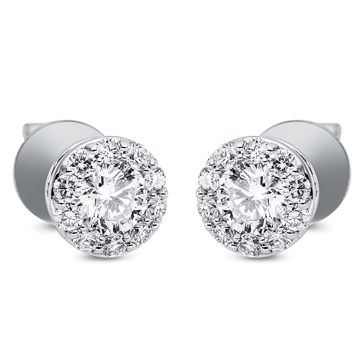 Ohrstecker 18 kt WG
