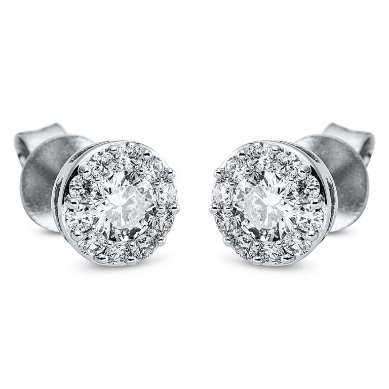 Ohrstecker 18 kt WG