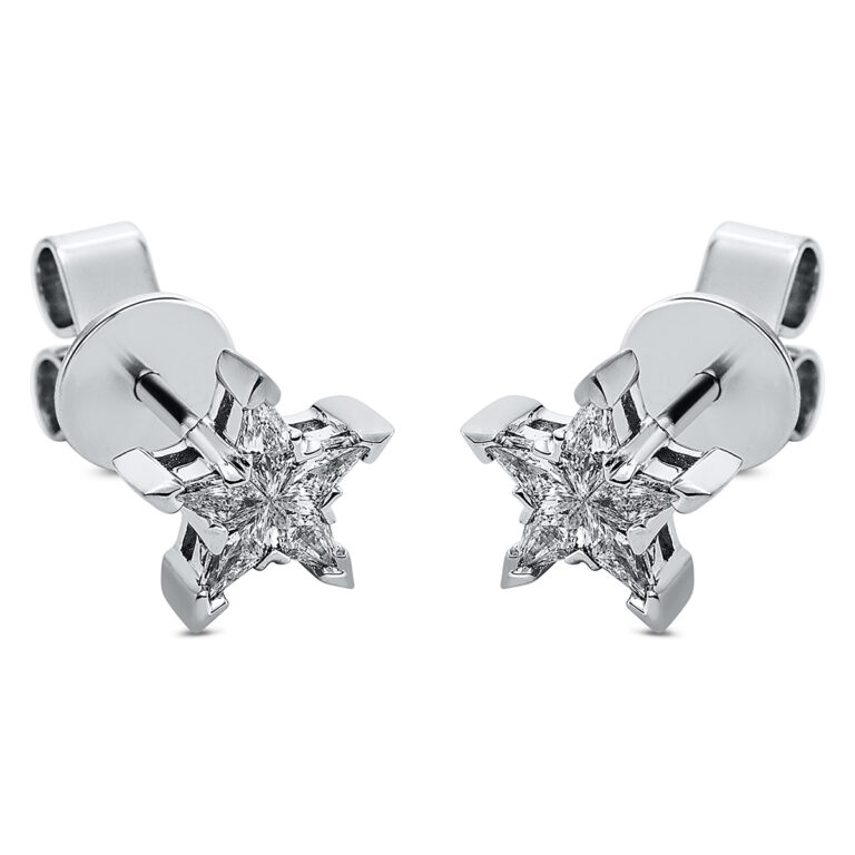 Ohrschmuck 18 kt WG "Stern"