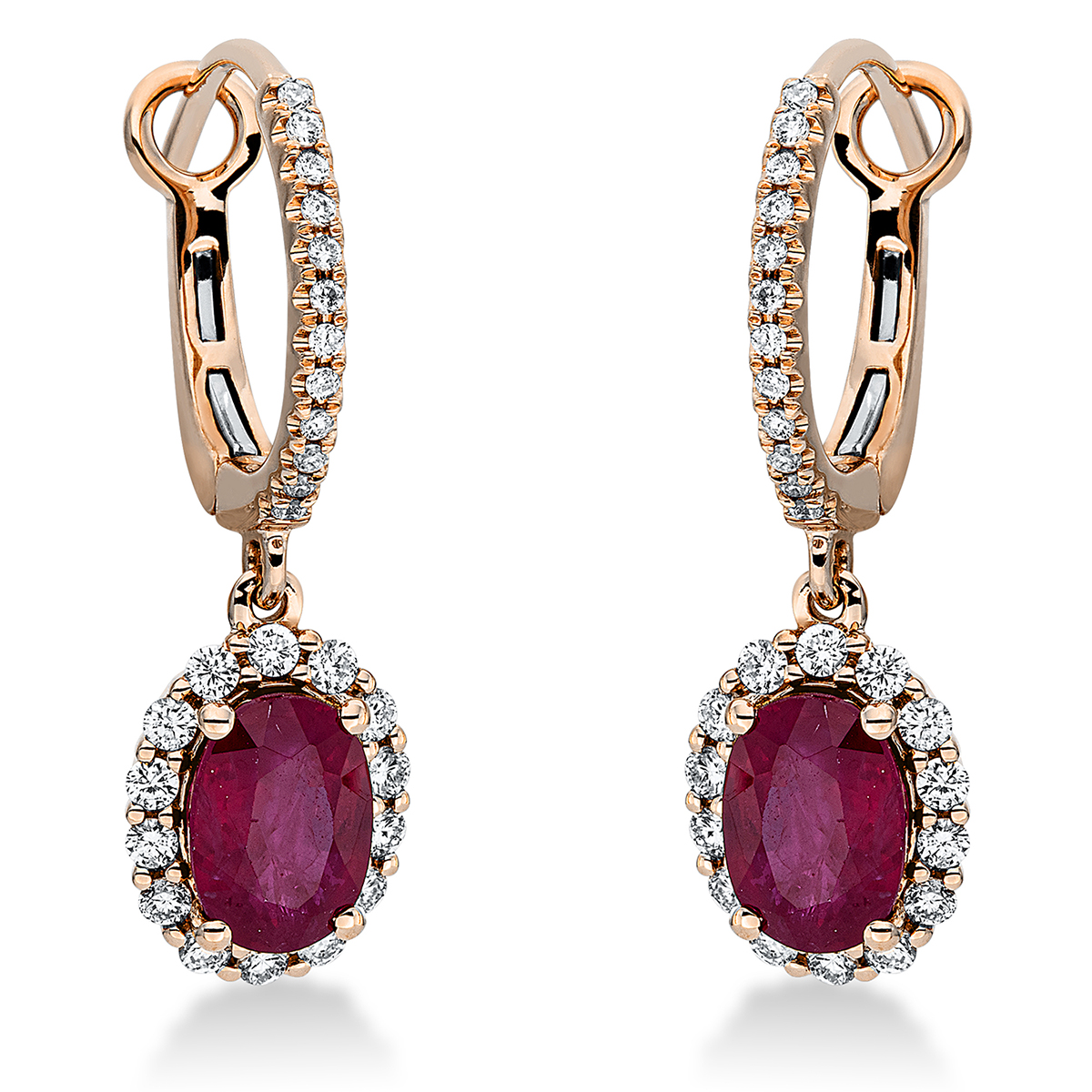 Ohrschmuck 4er-Krappe 18 kt RG