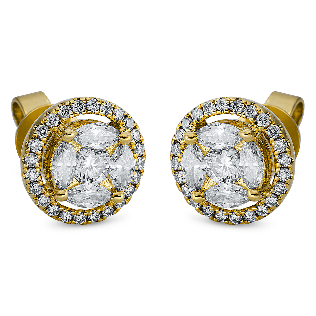 Ohrstecker 18 kt GG