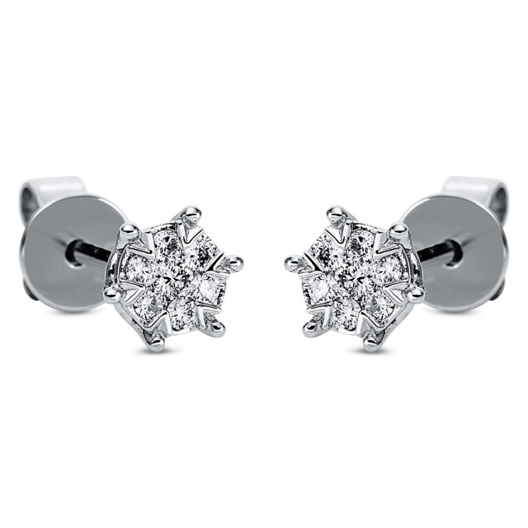 Ohrstecker 18 kt WG