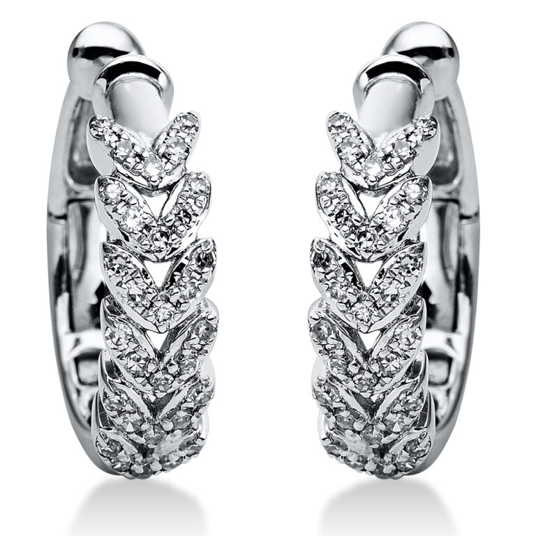 Ohrschmuck 18 kt WG, Ohr Manschette