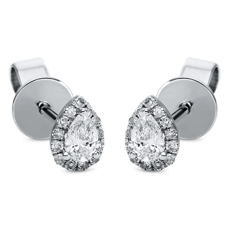 Ohrstecker 18 kt WG