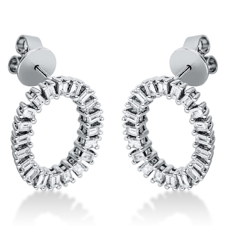 Ohrschmuck 18 kt WG "Kreis"