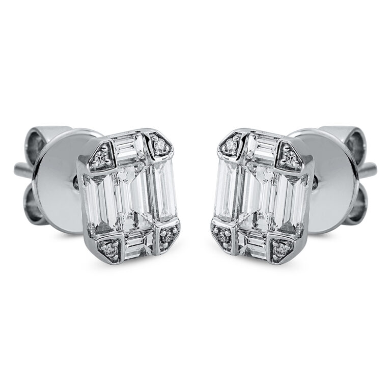 Ohrstecker 18 kt WG