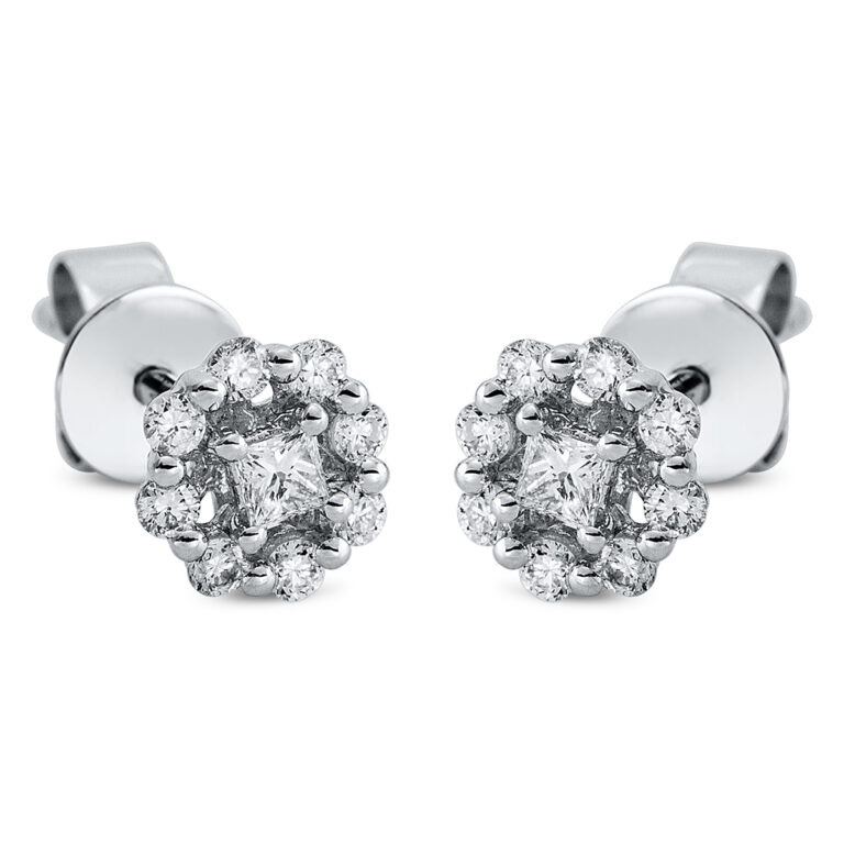 Ohrstecker 18 kt WG
