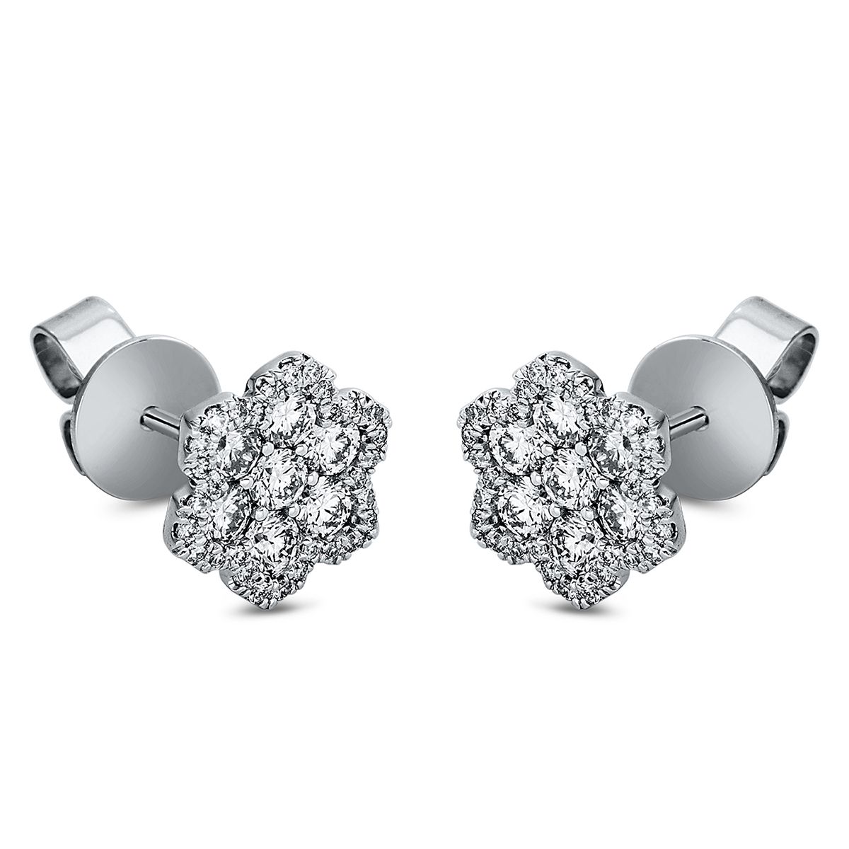 Ohrstecker 18 kt WG