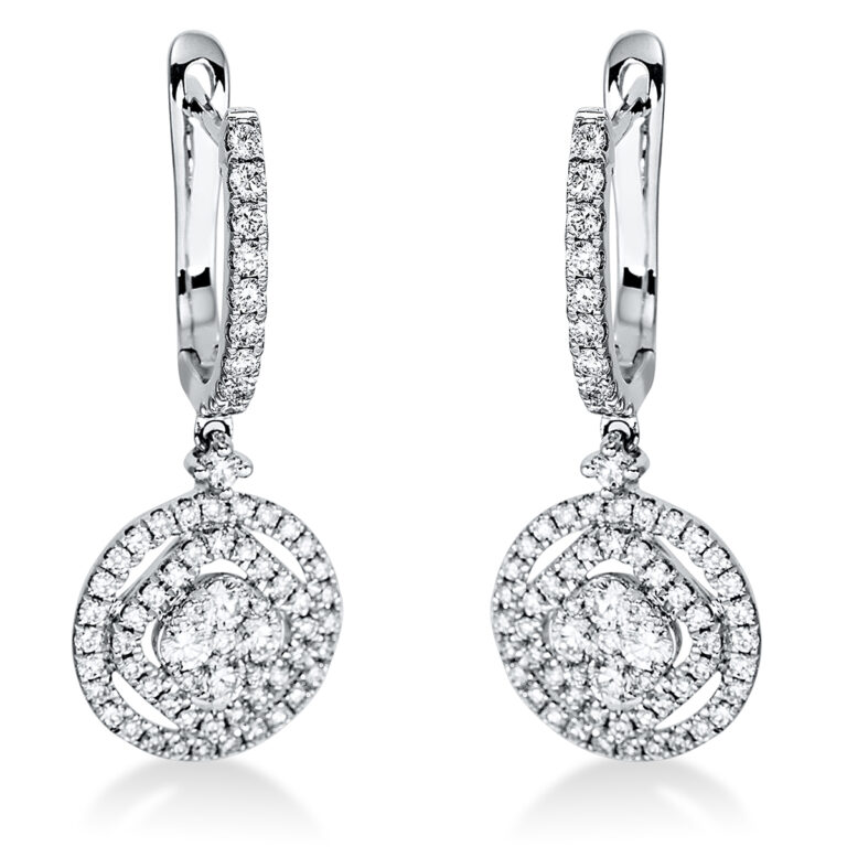 Ohrschmuck 18 kt WG "Kreis"