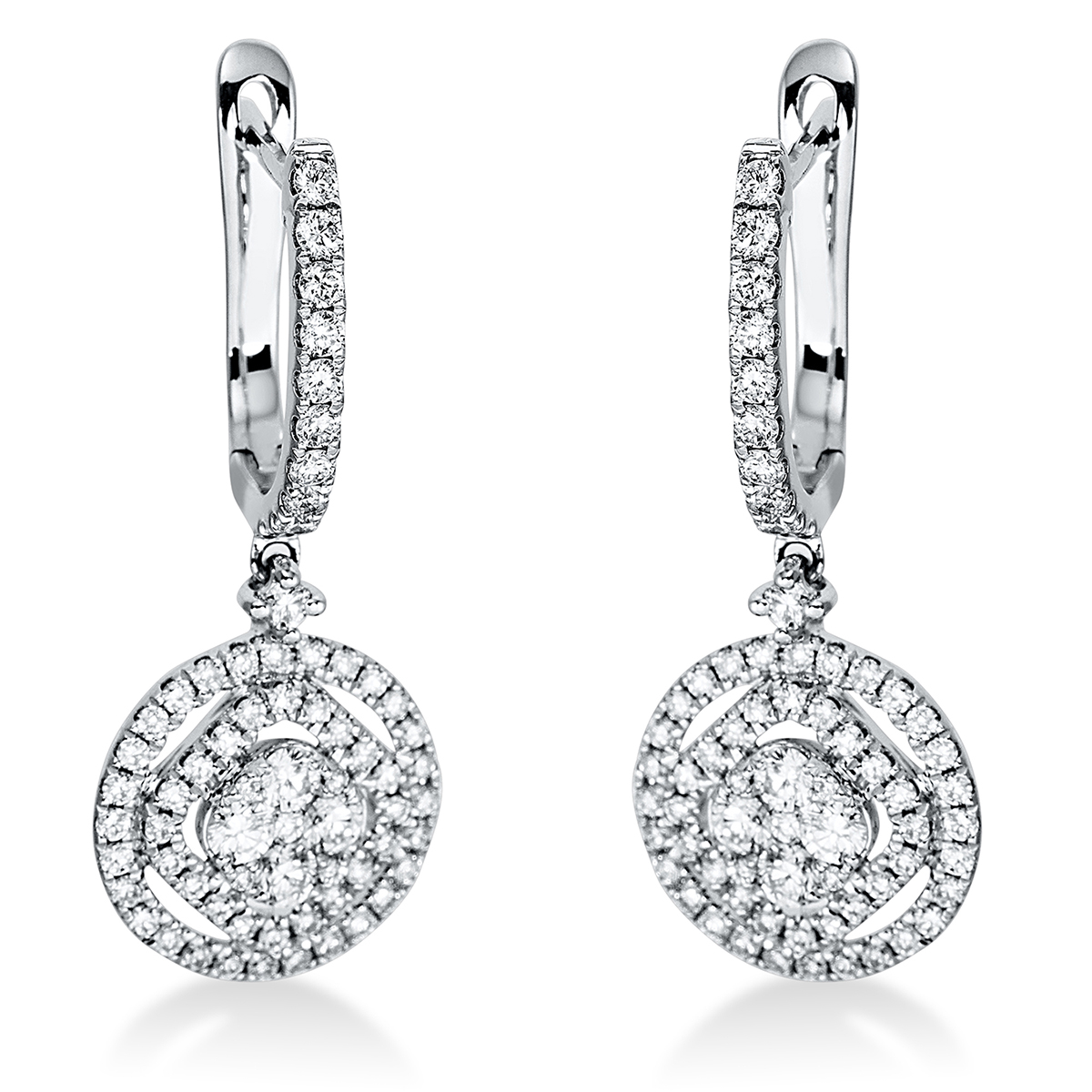 Ohrschmuck 18 kt WG "Kreis"