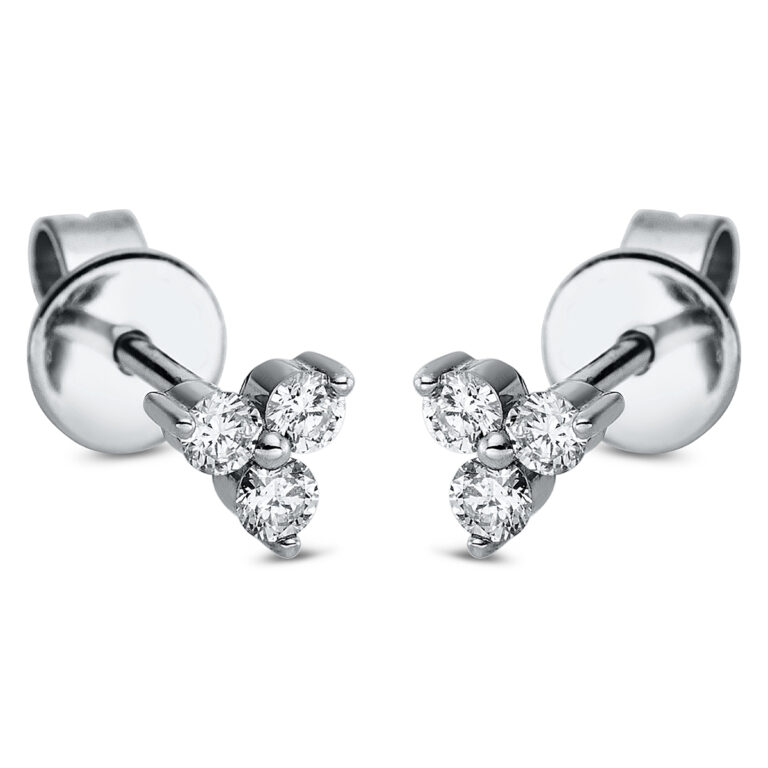 Ohrstecker 18 kt WG