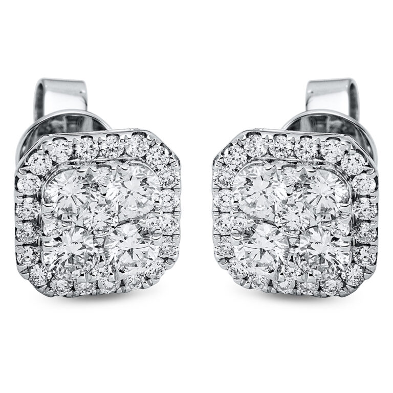 Ohrstecker 18 kt WG