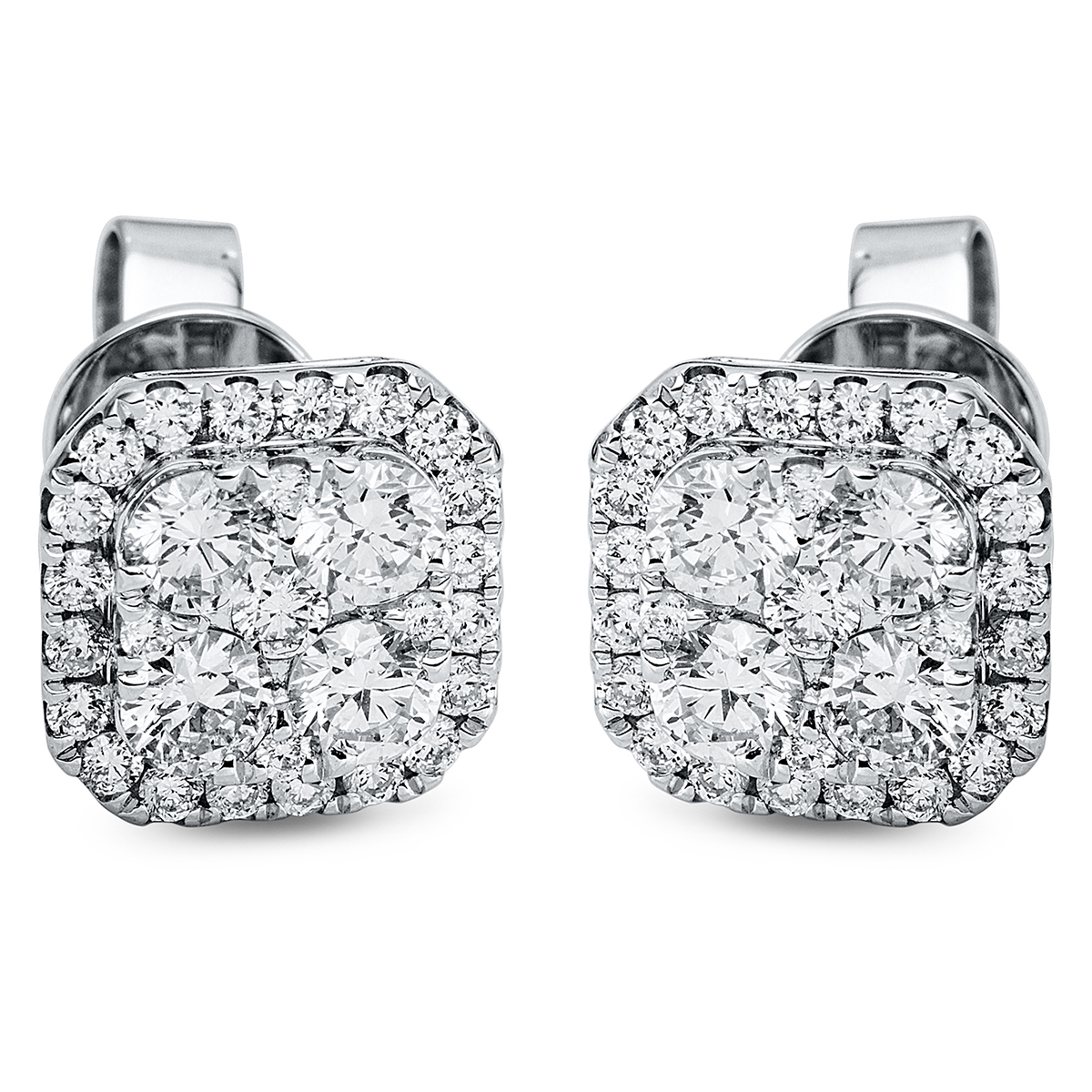 Ohrstecker 18 kt WG